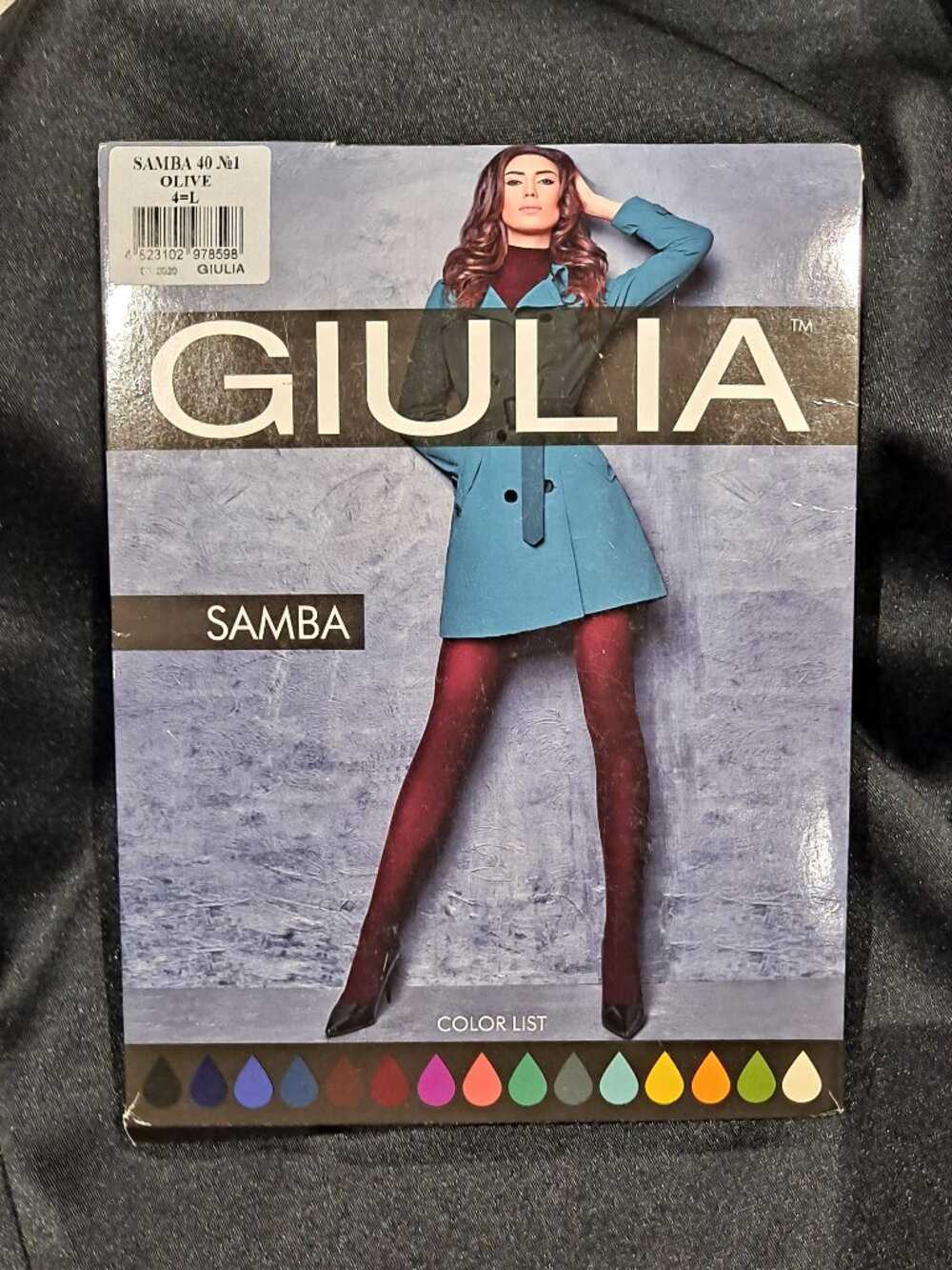 Giulia Samba 40 Olive color Tights